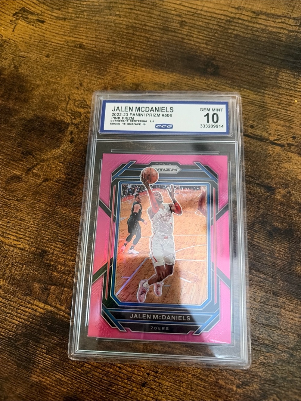 Panini Pink Prizm Jalen McDaniels Basketball Card